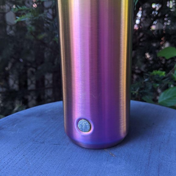 NWT Fall 2020 Insulated Ombre Pink & Yellow Bottle - Picture 8 of 12